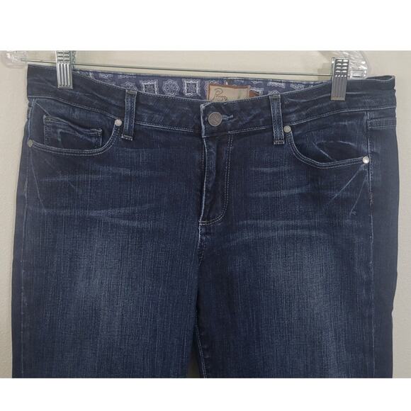 Paige Jeans Womens Size 31 Robertson Flare Raw Hem Boho Hippie Festival Retro - Picture 3 of 10